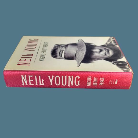 First Edition 2012 Neil Young's "Waging Heavy Peace" Hardcover Book - Picture 5 of 6